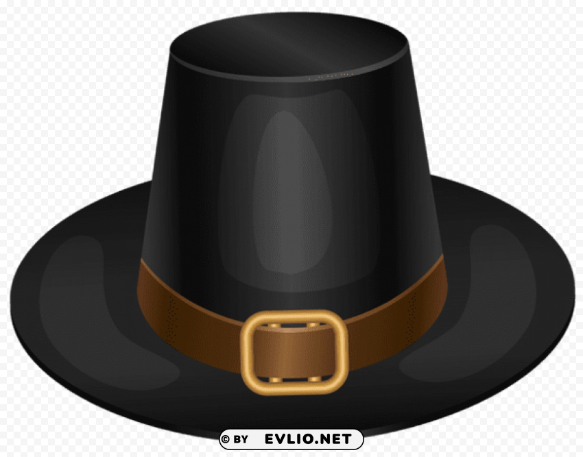 pilgrim hat Transparent PNG Isolated Object with Detail