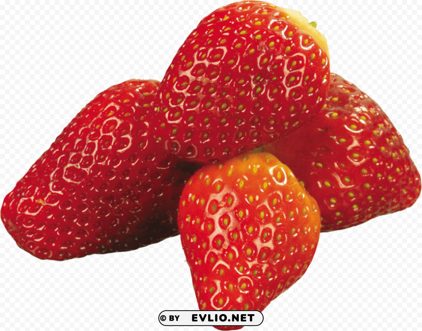 Strawberry Isolated Character In Transparent Background PNG