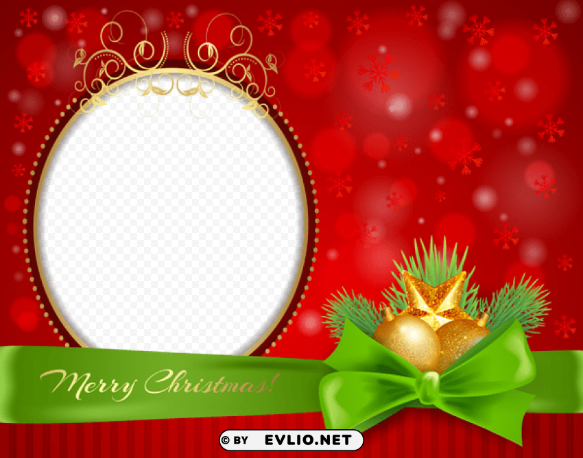 Christmas Redframe PNG Graphics With Clear Alpha Channel Broad Selection