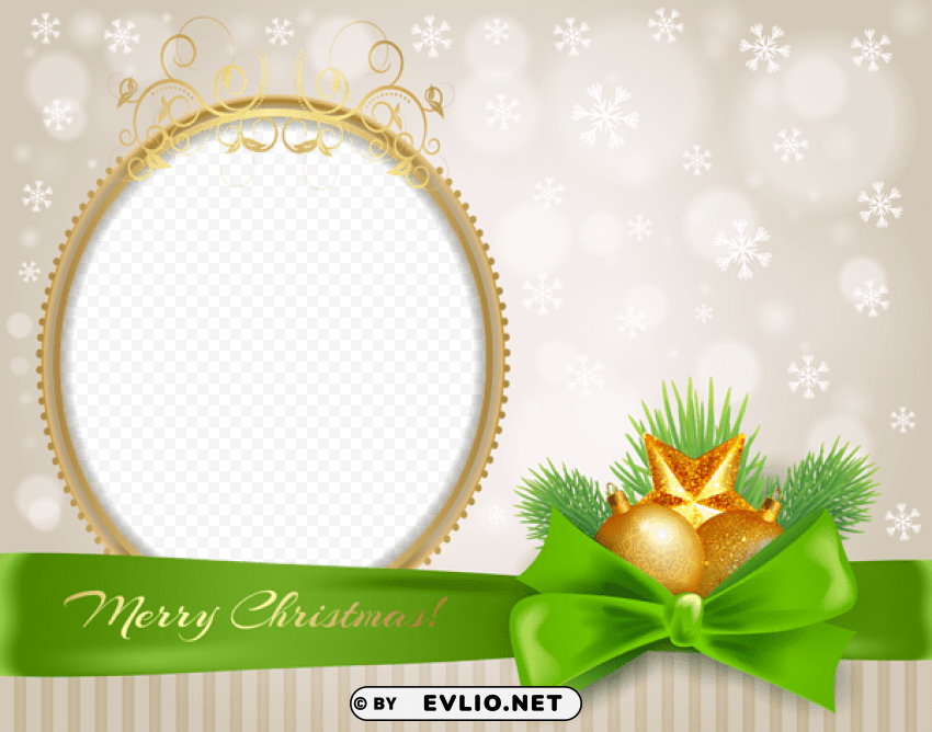 christmasframe PNG graphics with clear alpha channel selection