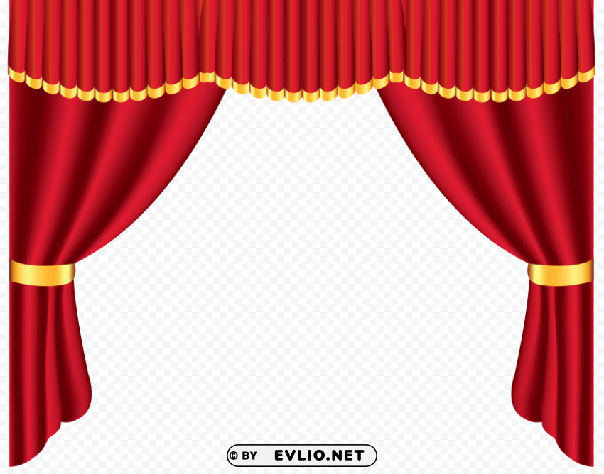 curtains ClearCut PNG Isolated Graphic
