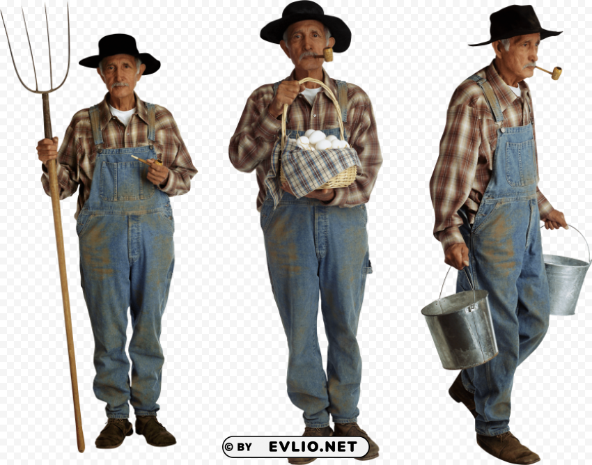 farmer PNG image with no background