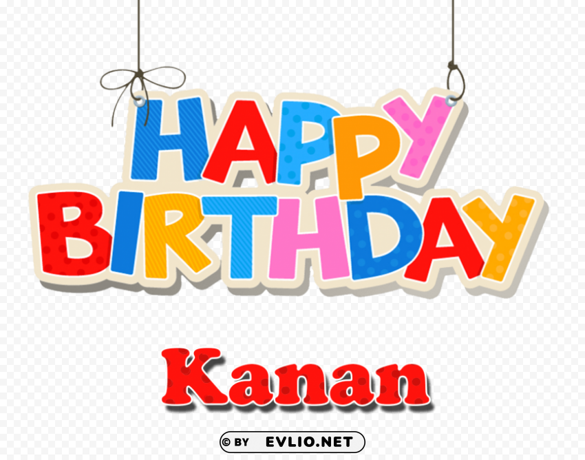 Kanan Name Logo PNG For Personal Use