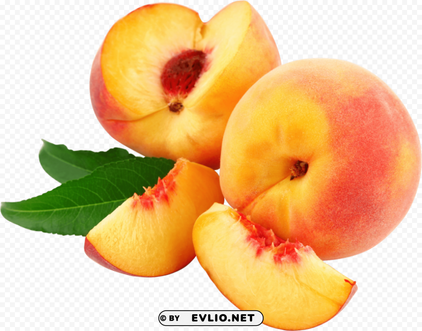 Peach Clear Background PNG Elements