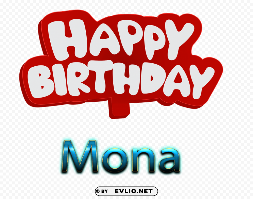 mona 3d letter name Isolated Character in Transparent PNG