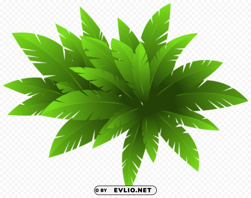 green plant decoration PNG clipart with transparency