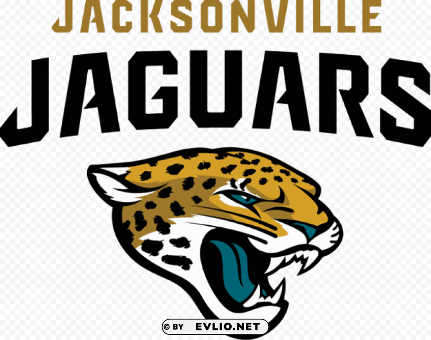 Jacksonville Jaguars Logo PNG Graphic Isolated On Clear Backdrop