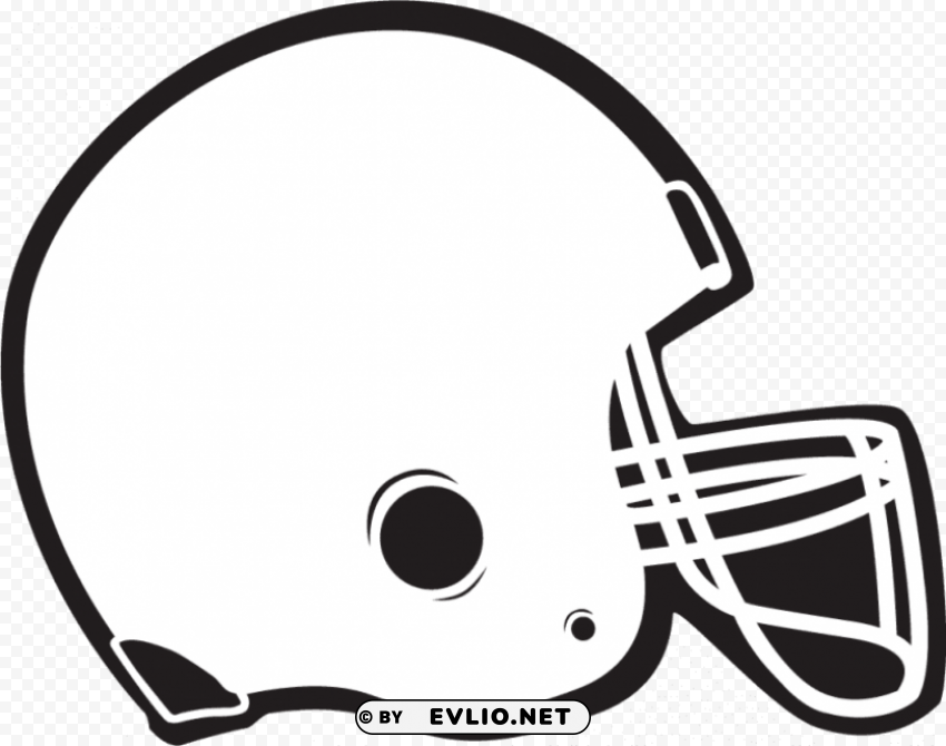 white football helmet Isolated Item on Transparent PNG Format PNG transparent with Clear Background ID 81dfe457