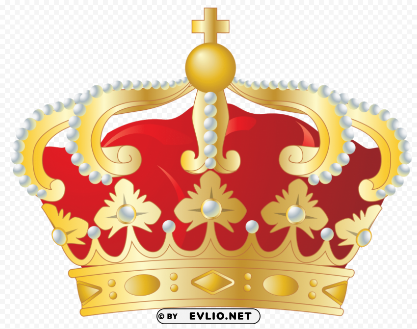gold crown Isolated Design Element in HighQuality Transparent PNG
