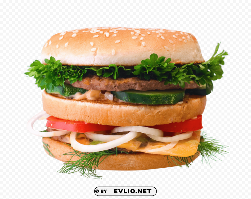 Hamburger Isolated Element In Clear Transparent PNG