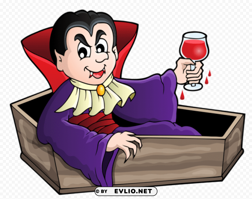 haunted vampire in coffin PNG files with clear background collection
