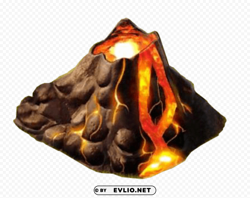 PNG image of volcano free Clear PNG image with a clear background - Image ID 1a513c88