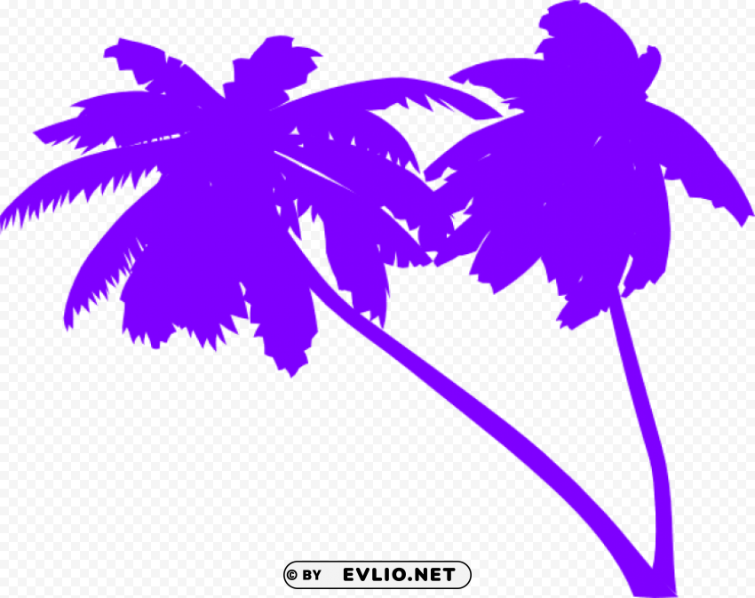 80s palm tree vector PNG pictures with no background