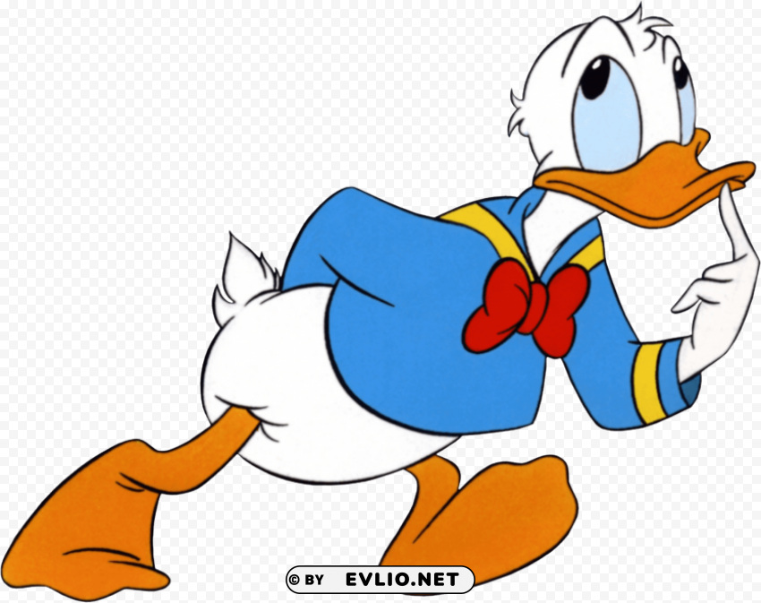 donald duck CleanCut Background Isolated PNG Graphic