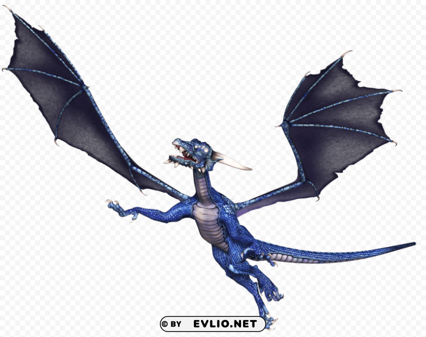 dragon blue flying PNG art PNG transparent with Clear Background ID b1d49a2a