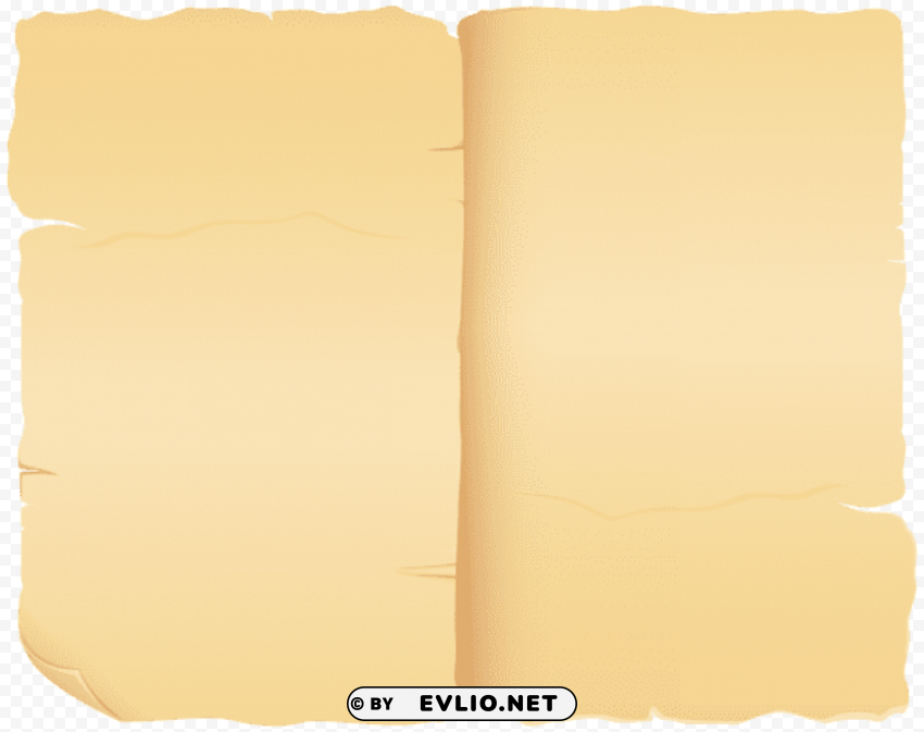 Old Book Blank Pages HighResolution PNG Isolated On Transparent Background