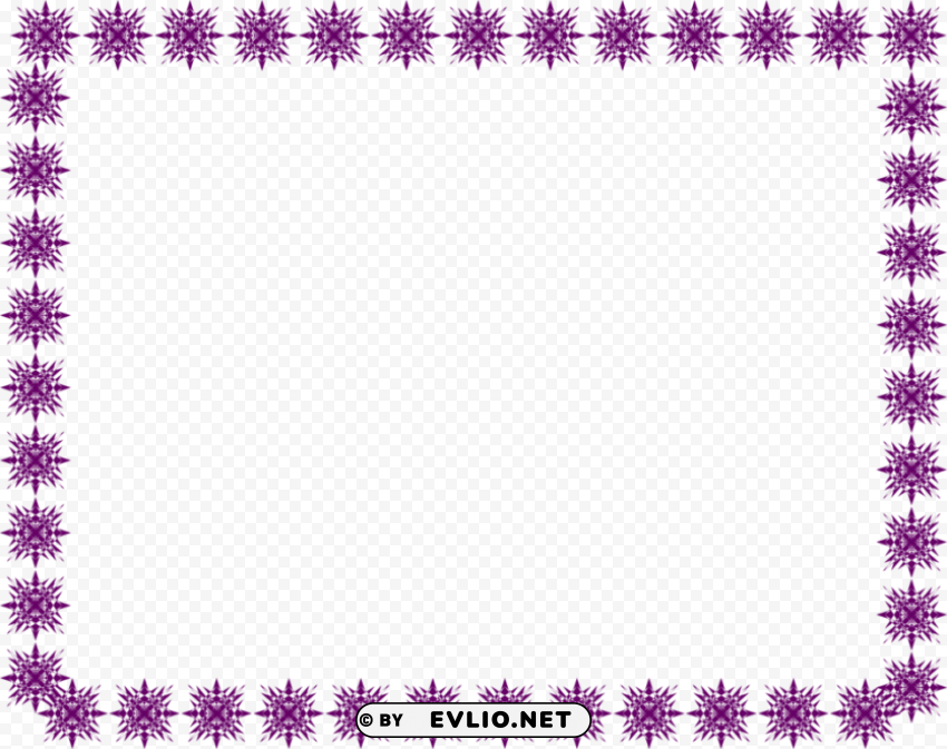purple border frame PNG Image Isolated with Clear Transparency