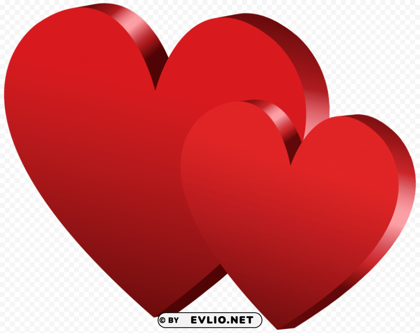 red hearts High-resolution PNG images with transparency