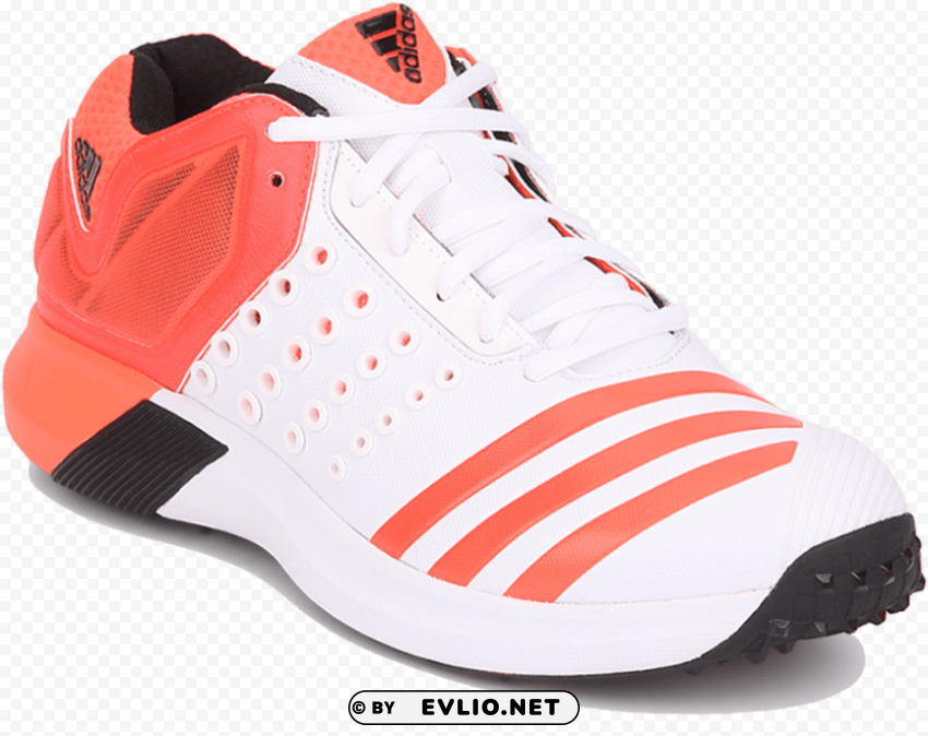 White and orange Adidas shoes PNG files with no background free