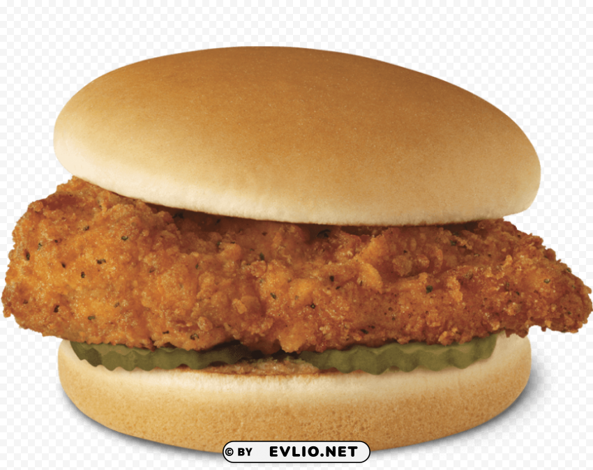 original chicken sandwich chick fil PNG with isolated background