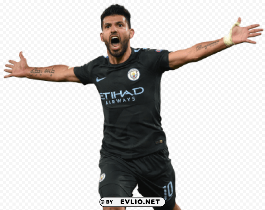 sergio aguero PNG with alpha channel for download
