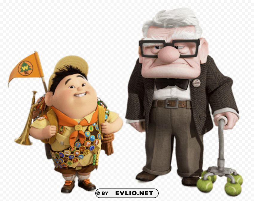 carl and russell Free download PNG with alpha channel