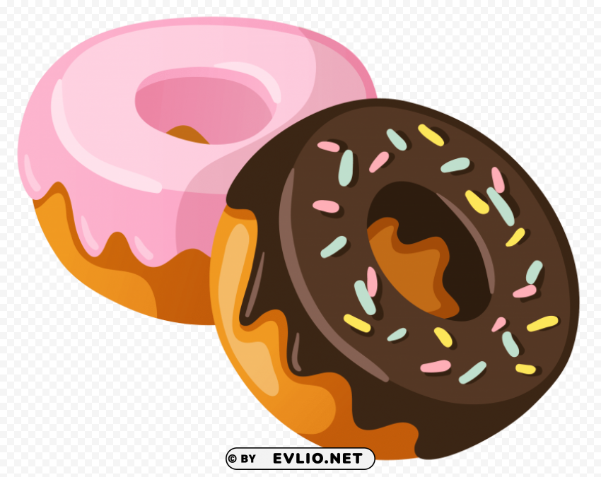 donut Transparent Background PNG Isolated Art
