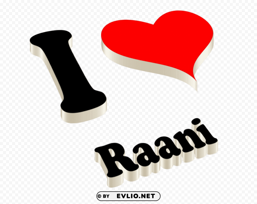 raani happy birthday name logo PNG for digital design
