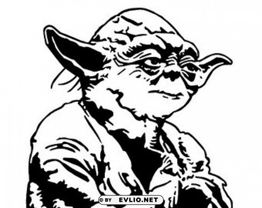 star wars yoda clipart PNG Isolated Illustration with Clarity clipart png photo - 63bf2a91