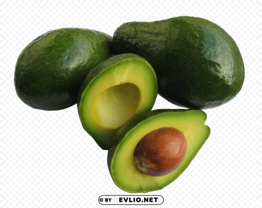 Avocado PNG graphics with transparency