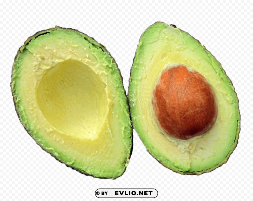 avocado PNG Graphic Isolated on Clear Background