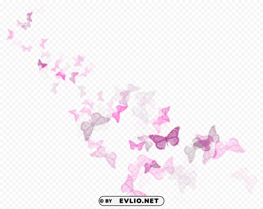 butterflies decorationpicture PNG images with transparent overlay