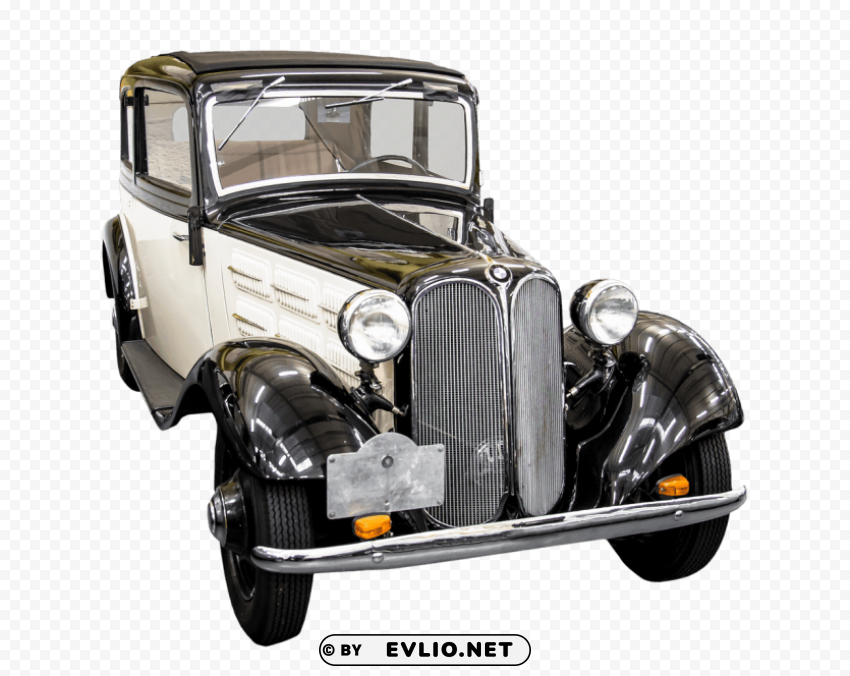 oldtimer bmw beige Isolated Object in HighQuality Transparent PNG