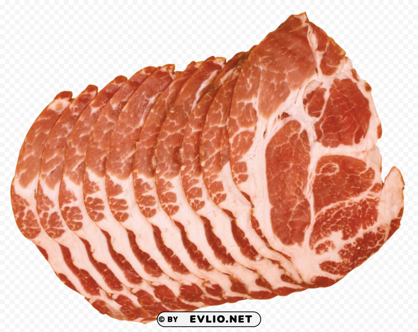 bacon PNG Image Isolated with High Clarity