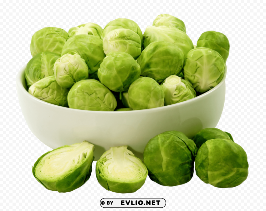 brussels sprouts Isolated Illustration in Transparent PNG