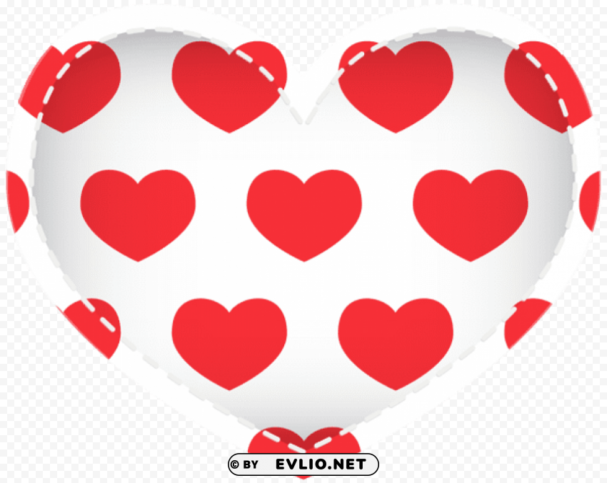 white heart with hearts PNG images with no background assortment png - Free PNG Images - b5341f04