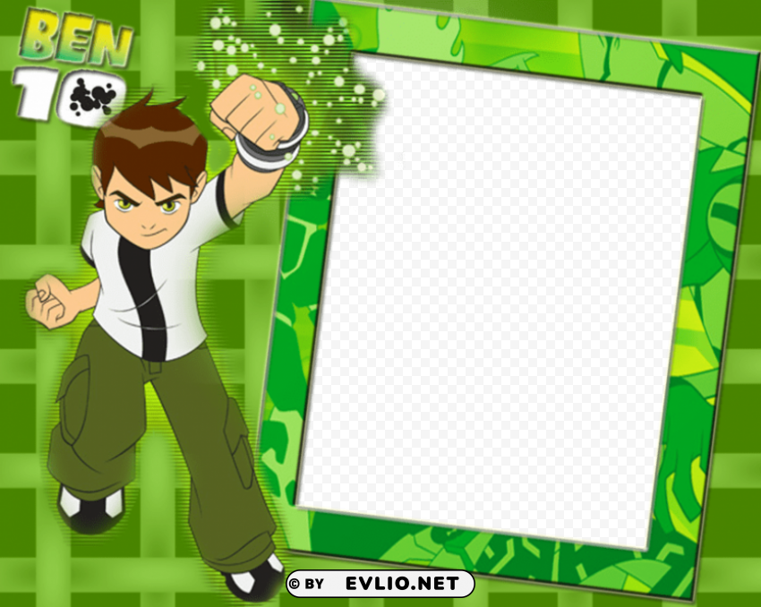 ben 10 frame PNG images for editing