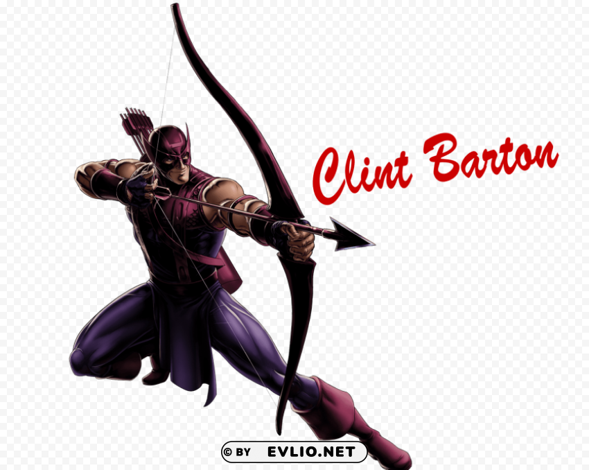 clint barton photo PNG Image Isolated with Clear Transparency
