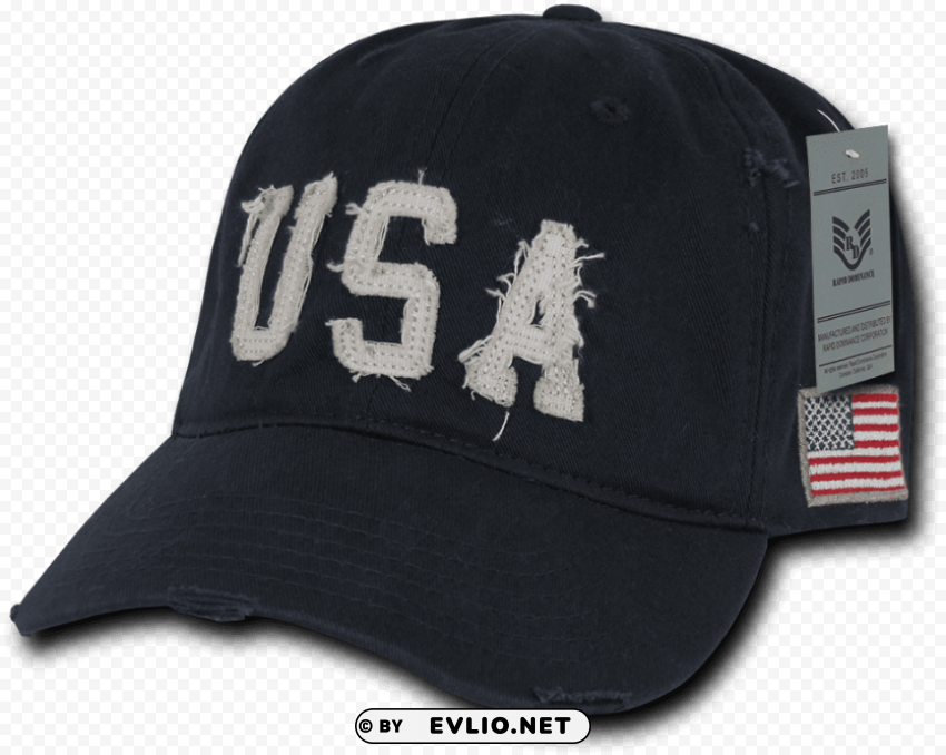 rapid dominance a09 5 panel usa flag golf cap men's PNG file with alpha