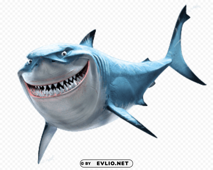 bruce shark finding nemo Free PNG images with alpha transparency
