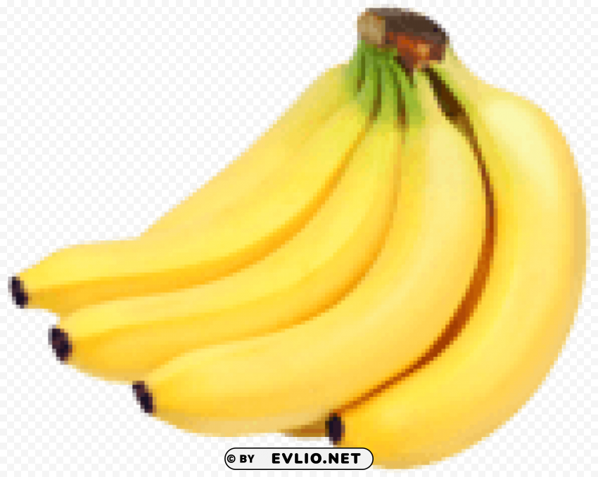 Bunch Of Bananas Isolated Character With Transparent Background PNG