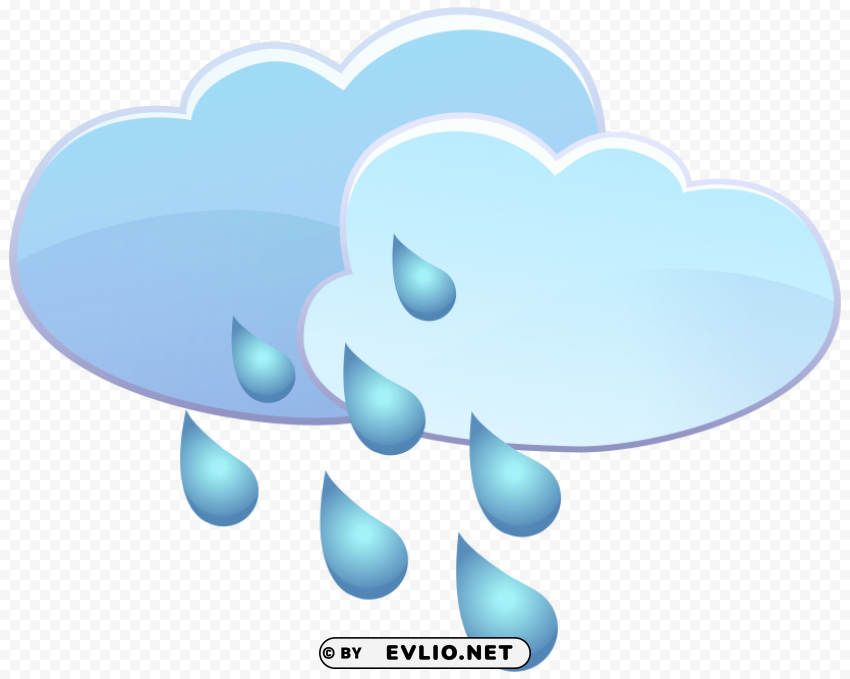 clouds and rain drops weather icon Free PNG images with alpha channel variety