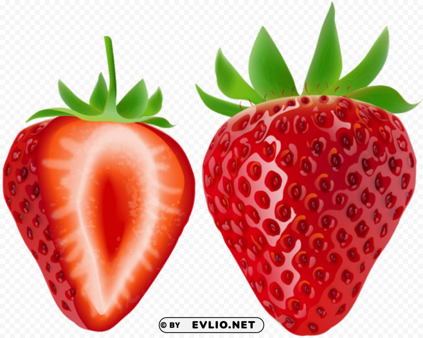 strawberry High-quality transparent PNG images comprehensive set