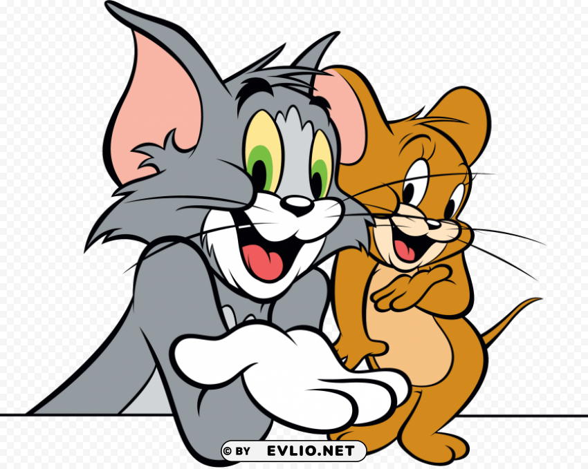 tom and jerry Isolated Object on Clear Background PNG