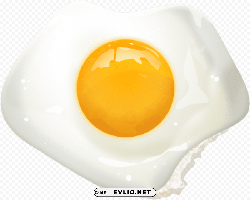 transparent cooked eggs ClearCut Background PNG Isolation