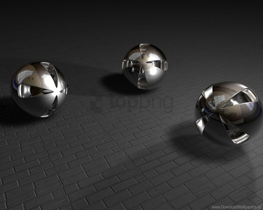 balls metal shape smooth stone surface three wallpaper Transparent PNG images wide assortment