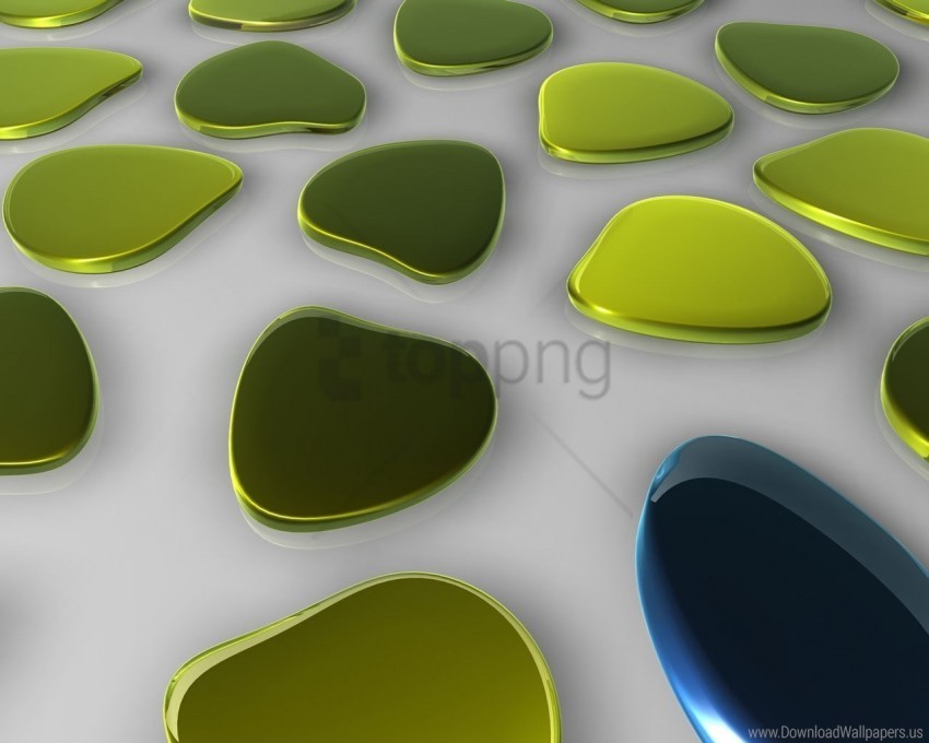 blue glass green island shape wallpaper Transparent image