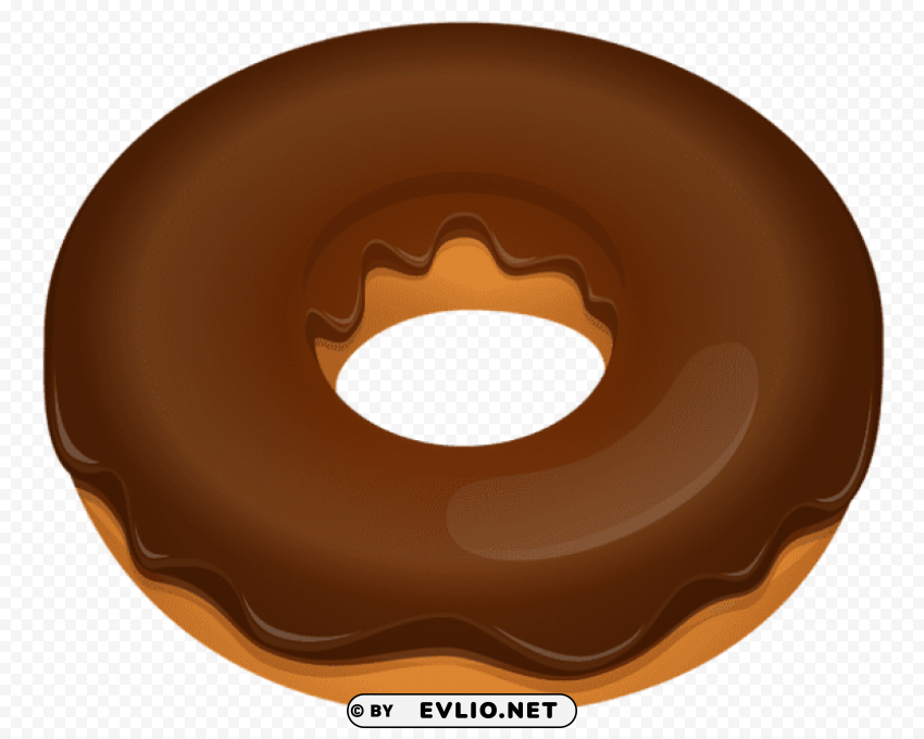 Chocolate Donutpicture Transparent Background Isolation In PNG Image