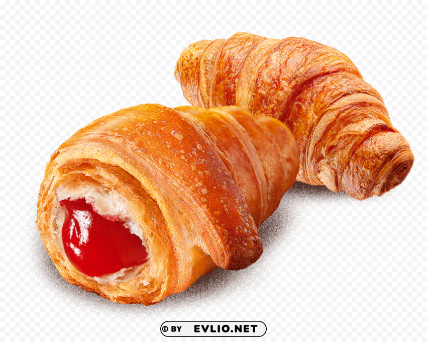 croissant Isolated Character on HighResolution PNG