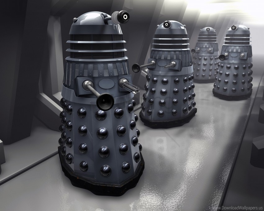 doctor who mechanism monster wallpaper Isolated Artwork on Clear Transparent PNG
